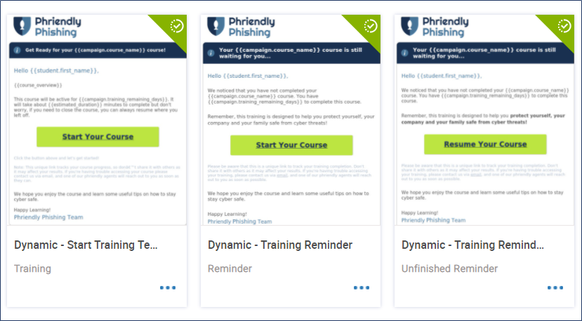 Customise Training Email Templates – Phriendly Phishing